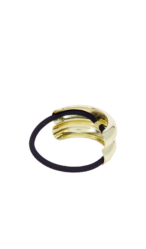 Jordan Road Double Hair Cuff In Metallic Gold