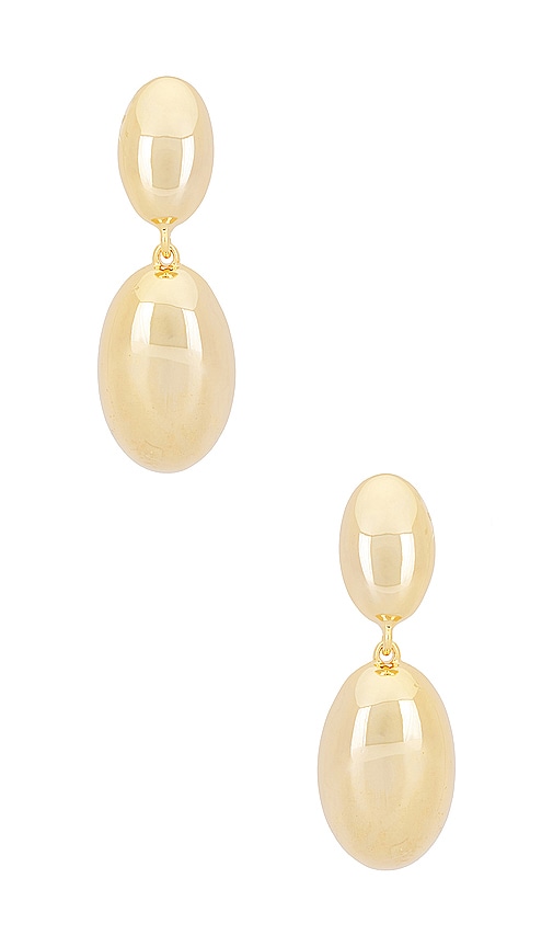 Shop Jordan Road Jewelry Olivia Earrings In 金色