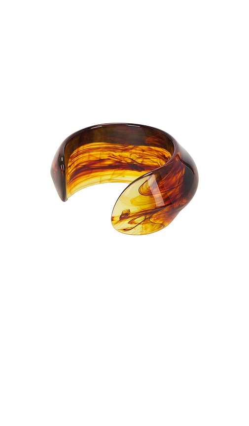 Jordan Road Resin Cuff Bracelet In Brown