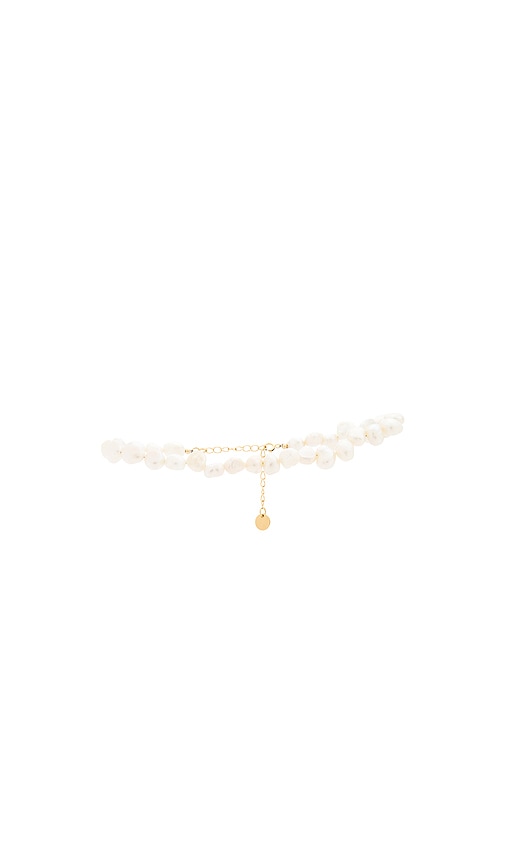 Jordan Road Pearl Anklet In White