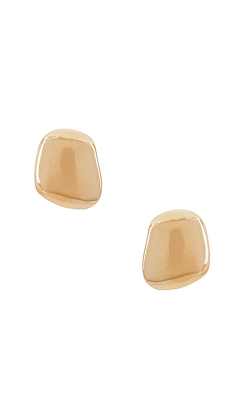 Jordan Road Organic Rectangle Earrings in 18k Gold Filled