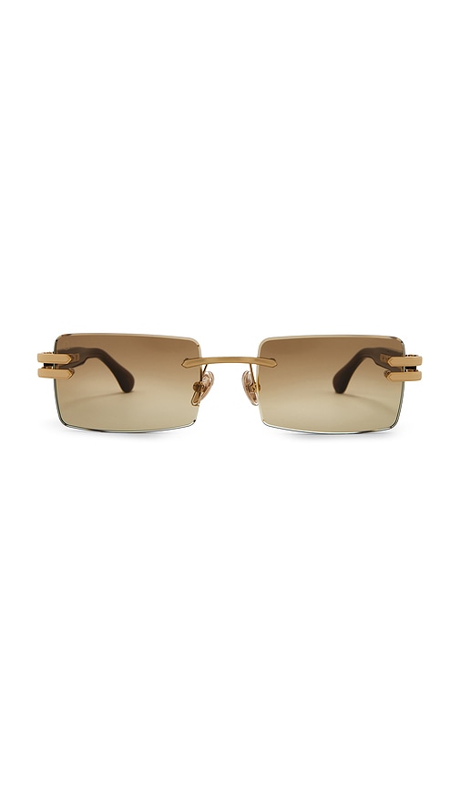 James Oro Baron Sunglasses in Brown.