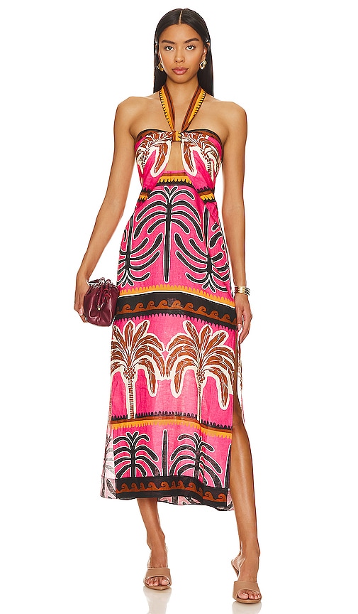 Shop Johanna Ortiz Unexpected Symbolism Dress In Serengeti Pink