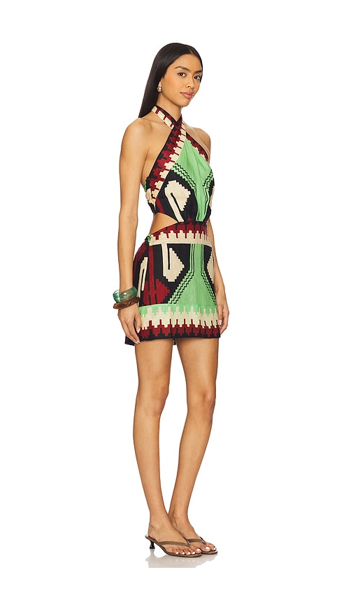 Shop Johanna Ortiz Tide Strength Mini Dress In Rust