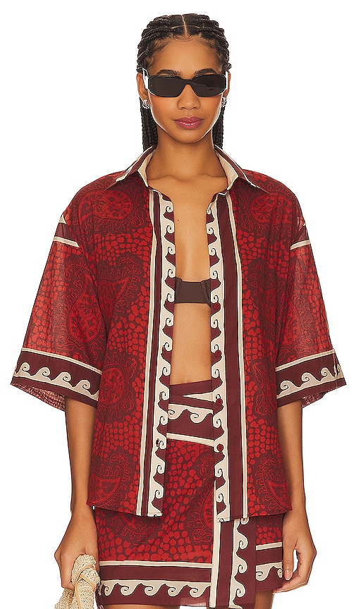 Johanna Ortiz Situation Shirt in Red.