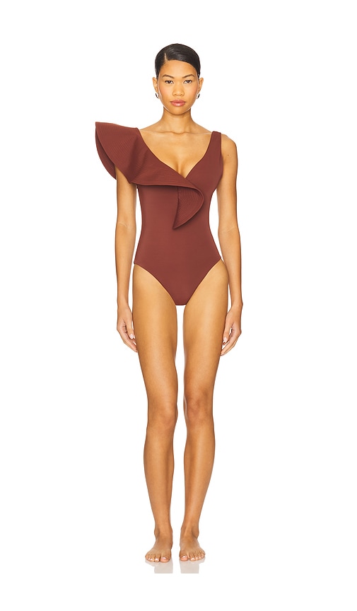Boleros One Piece Swimsuit in Mauve. - size XS (also in L, M, S, XL)