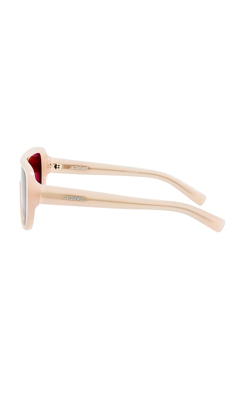  Jacquemus Sonnenbrille In Cream. 