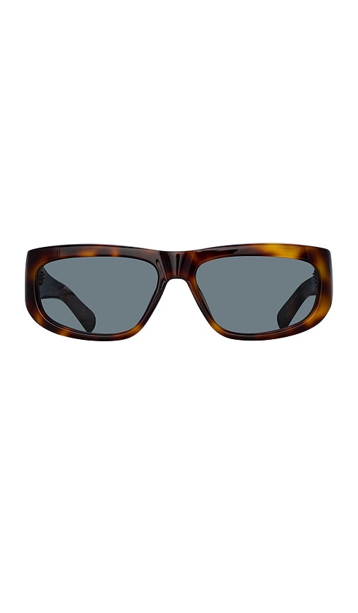 JACQUEMUS Jac2 Sunglasses in T Shell, Black, & Grey