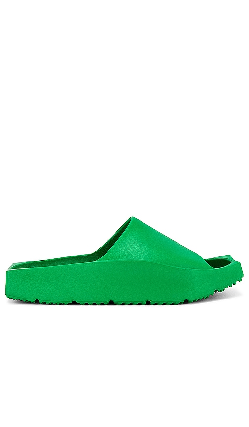 Shop Jordan Hex Slide Sandal In Lucky Green