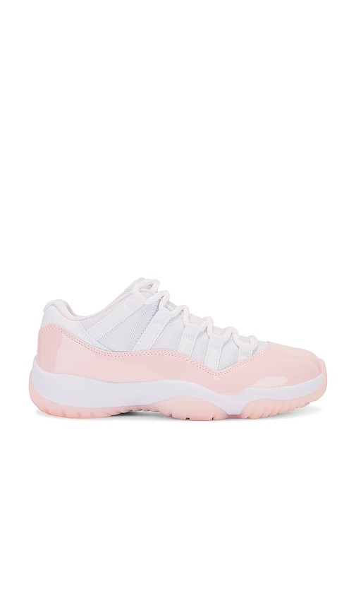 Jordan Air Jordan 11 Retro Low Sneaker in White & Legend Pink