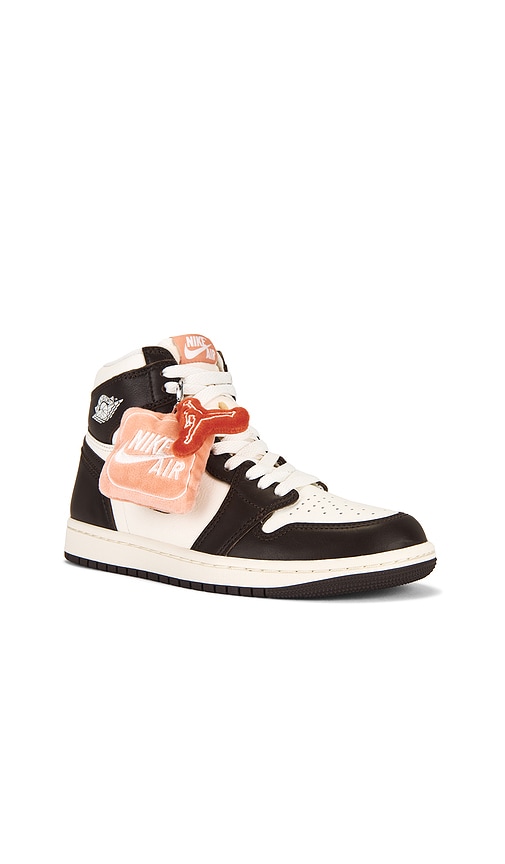 Jordan Air  1 Retro Hi Og Sneaker In Black