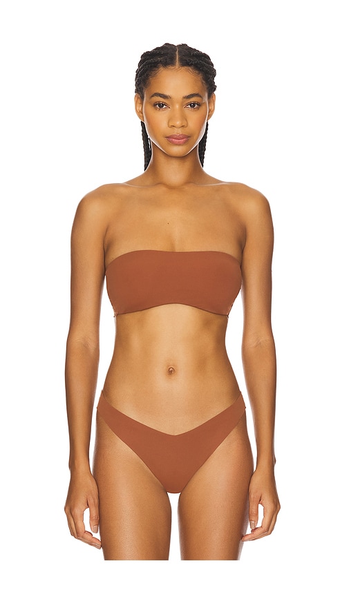 Estelle Bandeau in Brown. - size XS (also in L, M, S, XL)