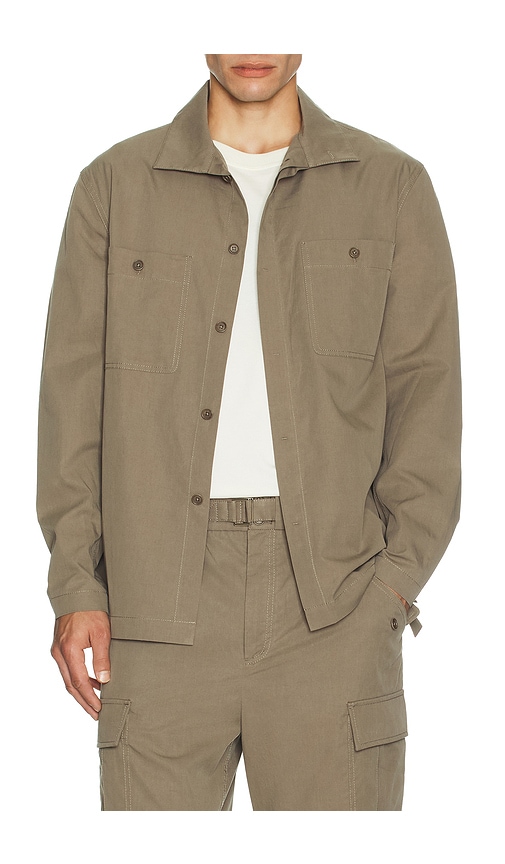  Simkhai Sean Shirt Jacket In Olive. Size S. Also In M. 