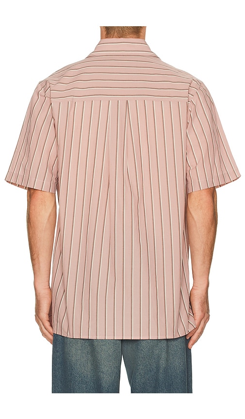  Simkhai Deacon Short Sleeve Oversized Shirt In Pink. Size S. Also In M, L, Xl/1x, Xxl/2x. 