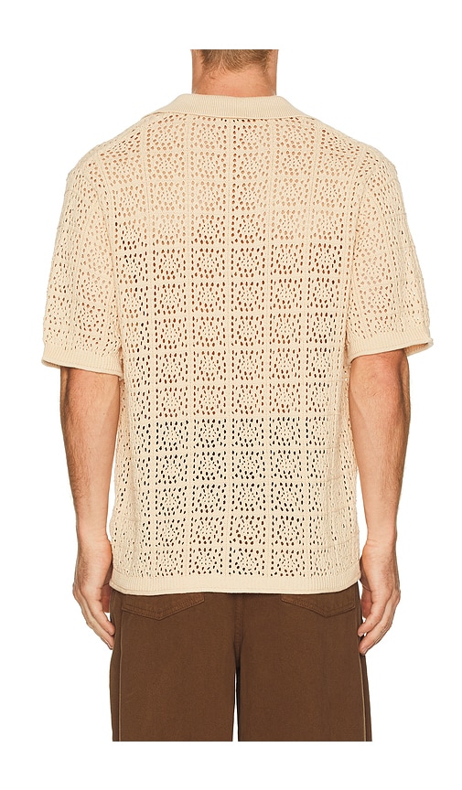  Simkhai Billy Short Sleeve Shirt In Brown. Size S. Also In M, L, Xl/1x, Xxl/2x. 