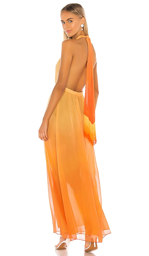 Ombre halter dress hotsell