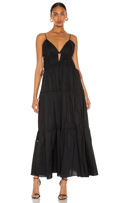 Shop Jonathan Simkhai April Maxi Dress In Black