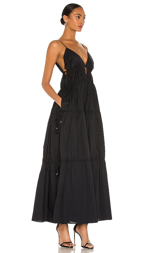 Shop Jonathan Simkhai April Maxi Dress In Black