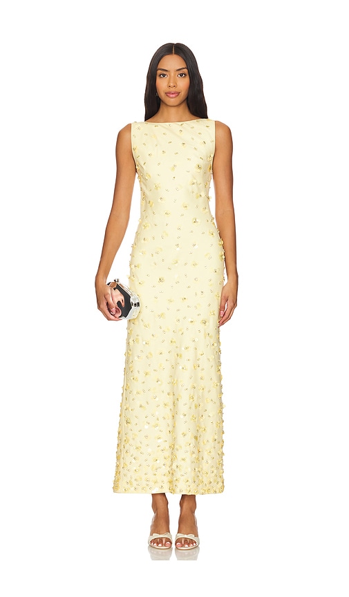 SIMKHAI Claudia Dress in Butter