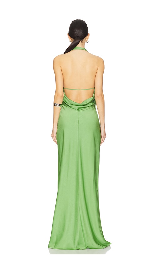  Simkhai Drapiertes Kleid Reannon In Green. Größe 12. Also In 8. 