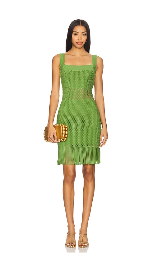 Lyria Mini Dress in Green. - size M (also in S, XS) - SIMKHAI - Modalova