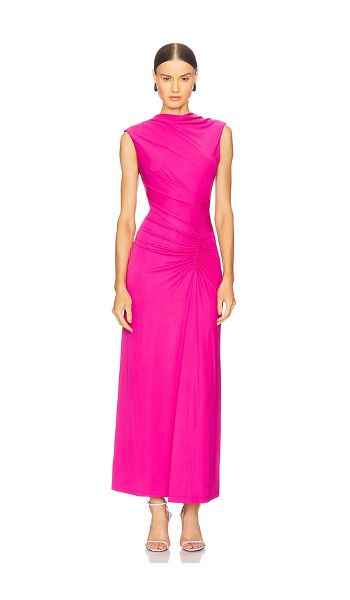 Acacia Midi Dress in Fuchsia. - size L (also in M, S, XS) - SIMKHAI - Modalova