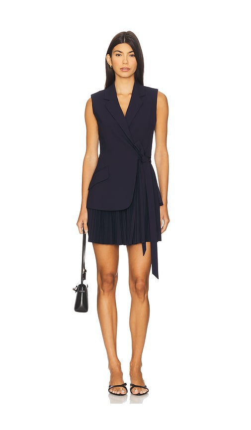 Eman Mini Dress in Navy. - size 6 (also in 10, 2, 4, 8)