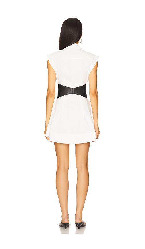  Simkhai Mini-kleid Mit Gürtel Adler In White. Größe Xs. Also In S, M. 