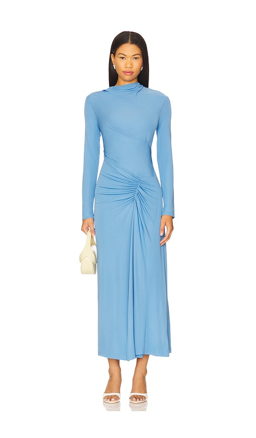 Hathaway Midi Dress Ferrera Midi Dress in Baby Blue. - size 0 (also in 10, 2, 4, 6, 8) - SIMKHAI - Modalova