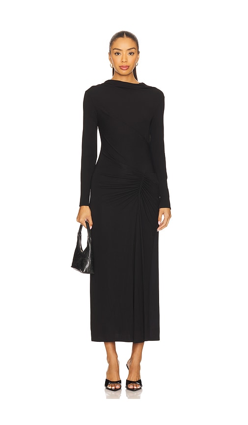 Simkhai Ferrera Midi Dress In Black