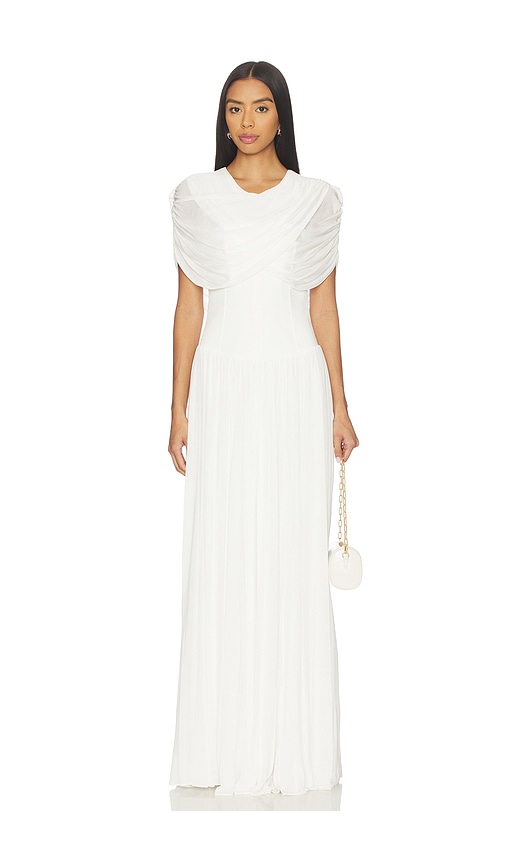 SIMKHAI Nancie Cape Dress