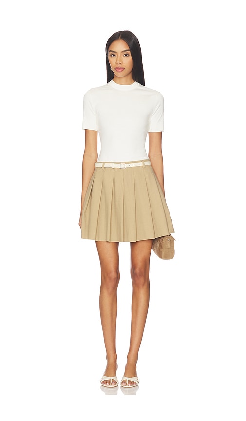 SIMKHAI Abbie Short Sleeve Mini Dress