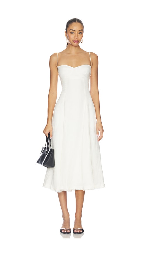 SIMKHAI Analise Bustier Midi Dress