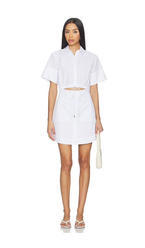 SIMKHAI Marcy Cotton Mini Shirt Dress