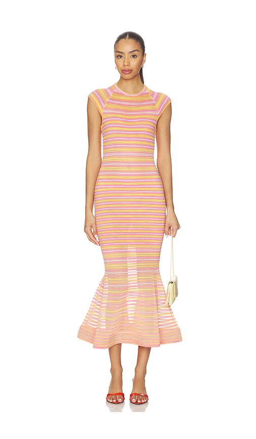 SIMKHAI Danica Knit Midi Dress
