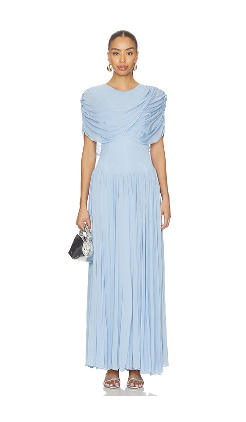 SIMKHAI Nancie Cape Midi Dress