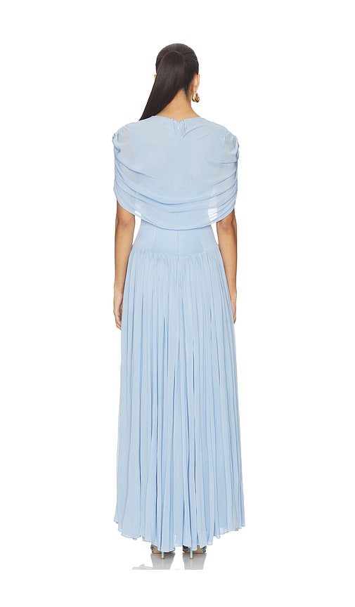  Simkhai Cape-midikleid Nancie In Blue. Größe 0. Also In 4, 6. 