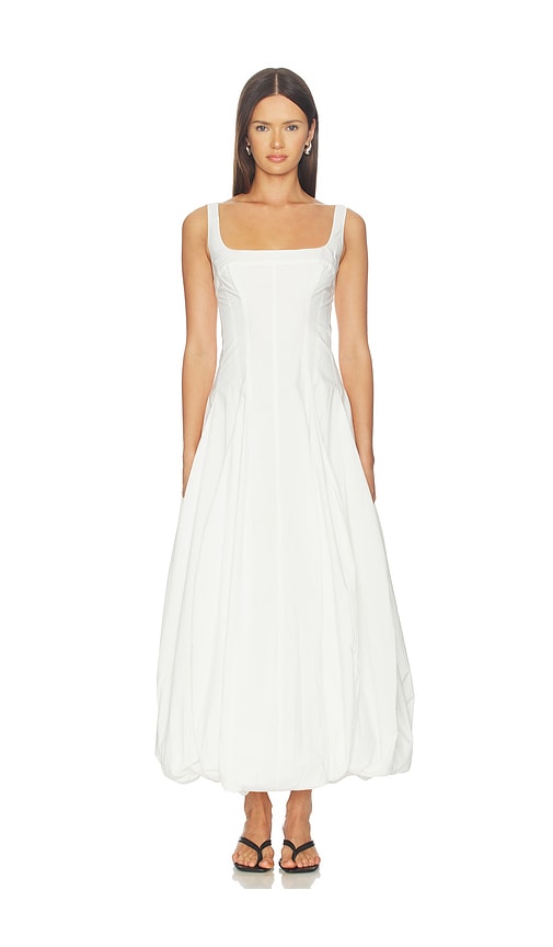 SIMKHAI Hally Cotton Bubble Midi Dress