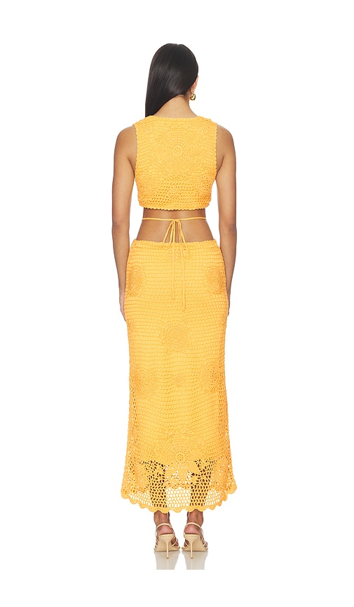 SIMKHAI Lyla Crochet Midi Dress | Thumbnail 3 SIMKHAI Lyla Crochet Midi Dress | Thumbnail 3