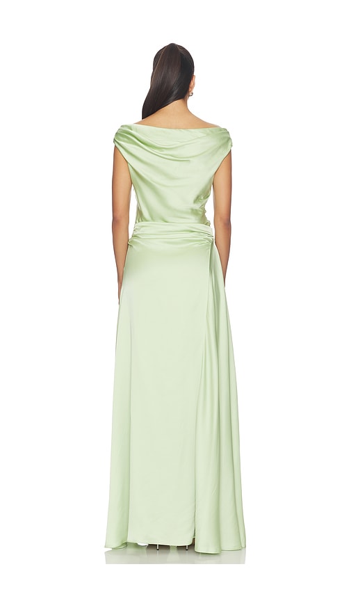 SIMKHAI Elinne Short Sleeve Gown | Thumbnail 3