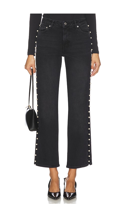 Simkhai Amelia High Rise Straight Leg In Black