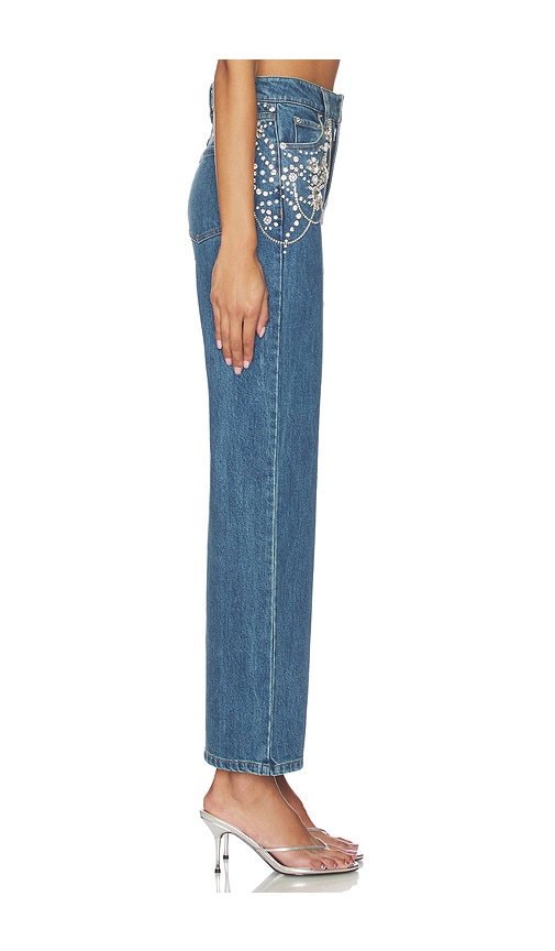  Simkhai Jeans Mit Weitem Bein Jude In Blue. Größe 24. Also In 28. 