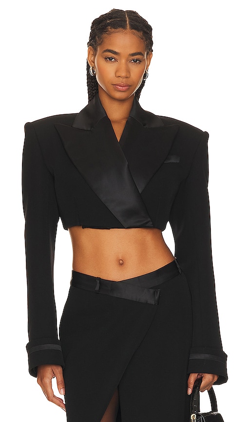 SIMKHAI CLARE CROPPED BLAZER