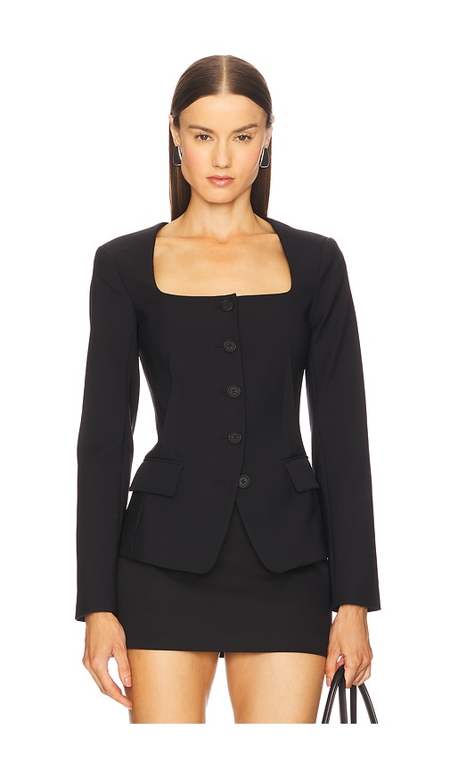 Marlowe U-neck Jacket en . Taille 0. Also en 10, 2, 4, 6, 8 - SIMKHAI - Modalova