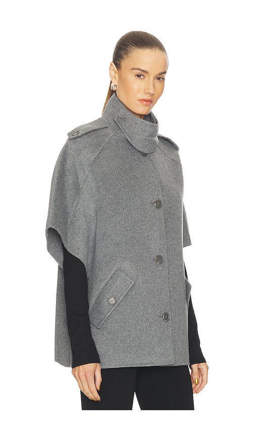 Simkhai Jones Cape Jacket In Gray