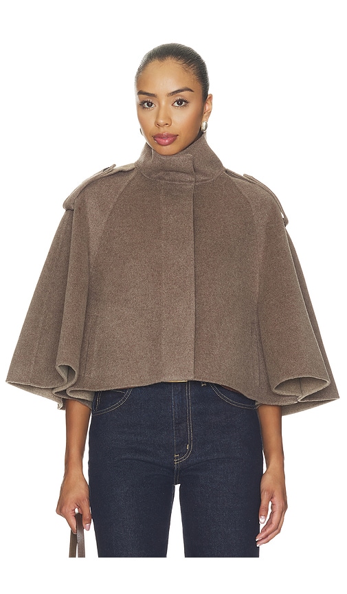 SIMKHAI BLOUSON CAPE YARA en Brown Taille S Also en XS M L 654 €
