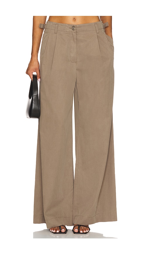 Haydin Wide Leg Pant in Olive. - size 8 (also in 0, 10, 2, 4, 6)