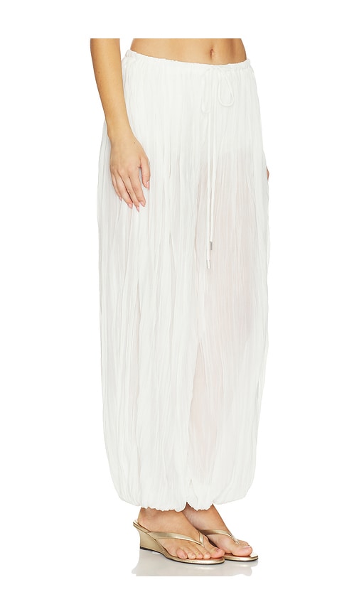  Simkhai Hose Afton Crinkle Jersey Balloon In Ivory. Größe Xs. Also In S, M. 
