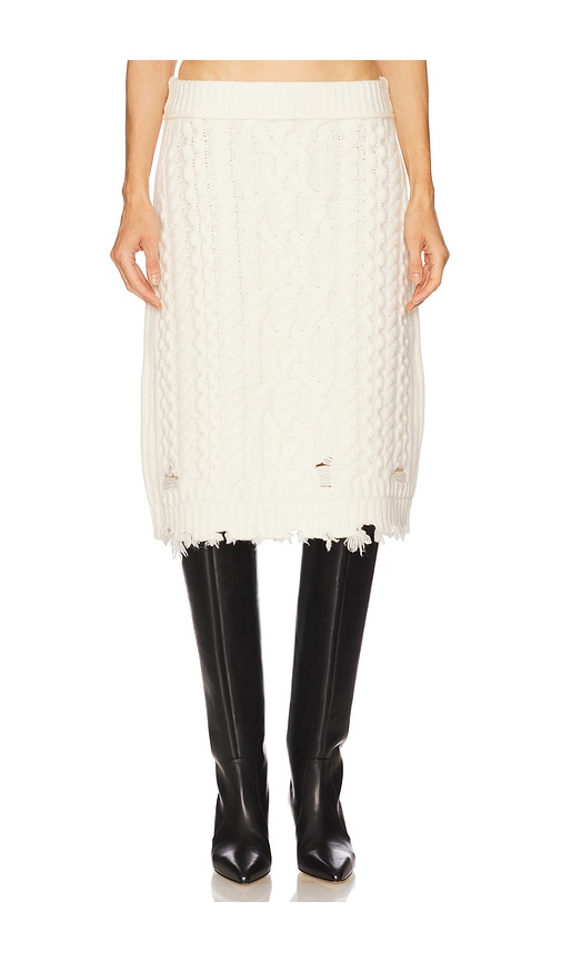 Simkhai Brioni Skirt In White