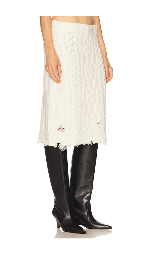 Simkhai Brioni Skirt In White